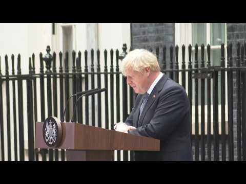 Boris Johnson thanks British public as he quits as Conservative leader