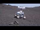 Watch: ESA tests rovers on Mount Etna to prepare them for a mission to the Moon