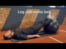 Renforcement musculaire : comment faire un leg curl (avec un Swiss Ball)?