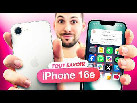 Apple DÉVOILE un iPhone 16e ! 719€, mais quels sont les COMPROMIS ?