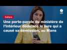 VIDEO. Une porte-parole du ministère de l'Intérieur dédicace le livre qui a causé sa démission, au Mans