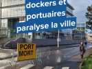 le Havre. La colère des dockers et portuaires paralyse la ville