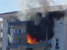 VIDEO. Un impressionnant feu d'appartement maîtrisé dans le secteur de l'Atrium, à Ajaccio