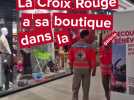 Une boutique de la Croix Rouge dans le centre commercial de Creil Saint-Maximin