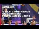 Djamel Abboub avant Reims - Cambrai en Ligue B de volley-ball