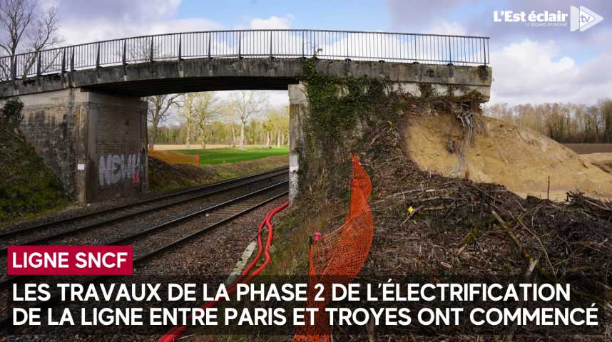 Vidéos : Les travaux de la phase 2 de l'électrification de la ligne ...