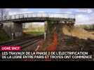 Les travaux de la phase 2 de l'électrification de la ligne entre Paris et Troyes ont commencé