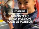 Voici Djennyfer, championne de France des poissonniers à Catsres