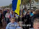 Nice : une manifestation en soutien à l'Ukraine, trois après le début de la guerre