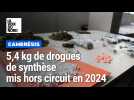 Cambrésis : 5,4 kg de drogues de synthèse mis hors circuit en 2024