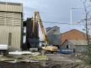 Aire-sur-la-Lys : démolition des silos sur le site d'Uneal