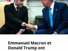 Rencontre entre Emmanuel Macron et Donald Trump à la Maison-Blanche