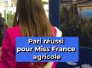 Pari réussi pour Miss France agricole au Salon de l'agriculture