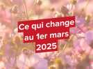 Ce qui change à partir du 1er mars 2025