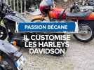 Ce mécano audois customise des Harley Davidson