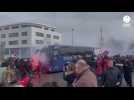 VIDÉO. SM Caen : grand rassemblement de soutien des supporters à d'Ornano avant le match contre PAU