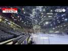 VIDÉO. L'Accor Arena de Paris-Bercy en mode patinoire pour la finale de la Coupe de France