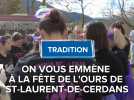 Ambiance des grands jours pour la dernière fête de l'Ours de l'année à Saint-Laurent-de-Cerdans