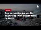 VIDEO. Des pays africains sondés pour y déporter les habitants de Gaza