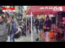 VIDÉO. Un concert improvisé par un groupe de punk rock en pleine rue de la Soif, à Dinan