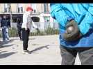 VIDÉO. À Caen, c'est parti pour la troisième édition du championnat du monde de pétanque en moufles