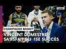 Après-match Champagne Basket - Fos-sur-Mer avec Vincent Dumestre