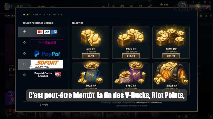 Bientôt la fin des monnaies virtuelles dans les jeux vidéo ?