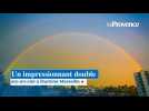 Un impressionnant double arc-en-ciel a illuminé Marseille