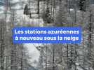 Les stations azuréennes à nouveau sous la neige