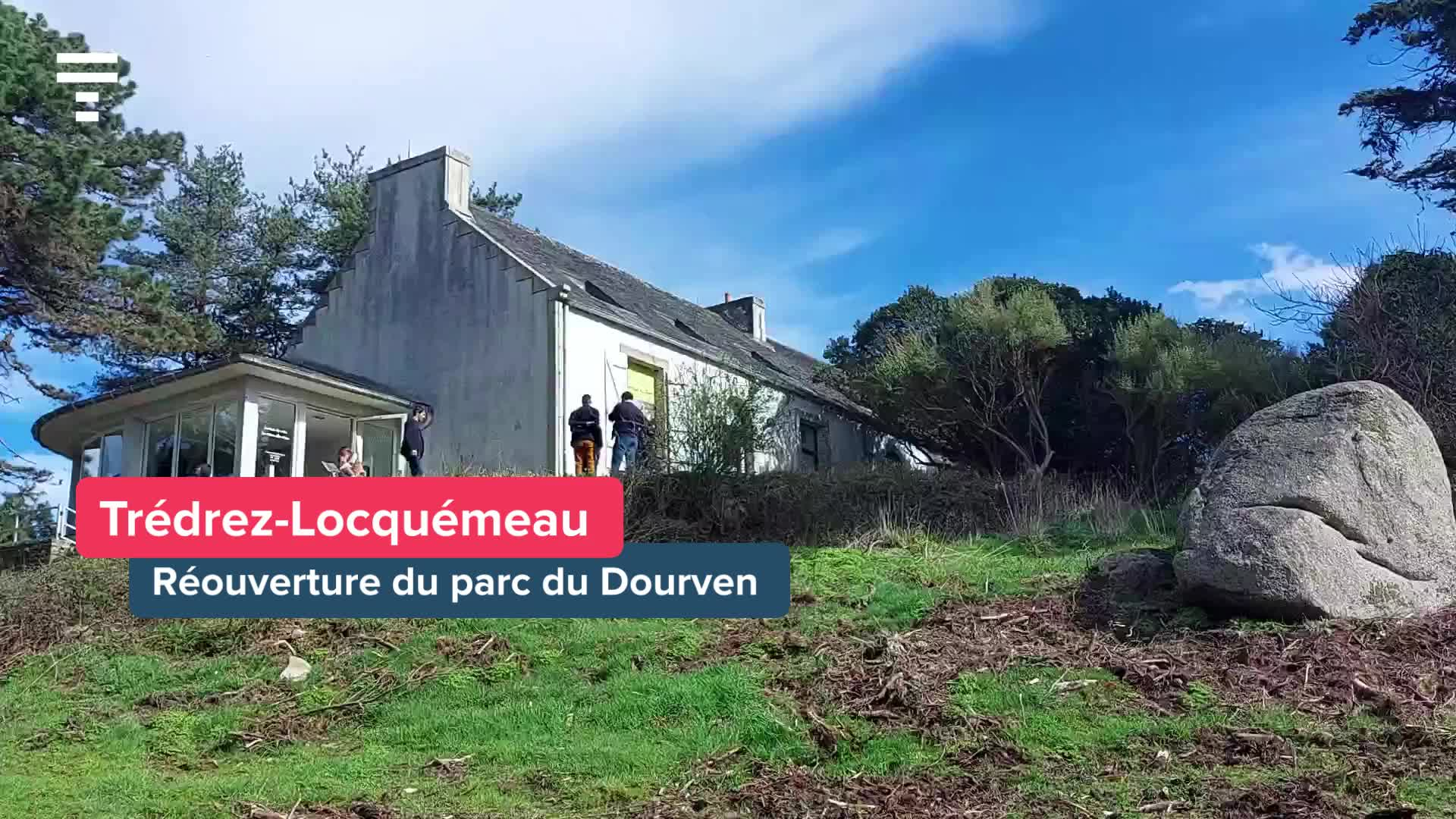 Ravagé par la tempête Ciaran, le Dourven, à Trédrez-Locquémeau, célèbre sa réouverture avec une exposition [Vidéo]