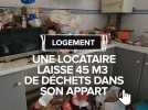 Lot-et-Garonne : une locataire atteinte du syndrome de Diogène laisse 45 m3 d'ordures