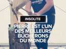 Lot-et-Garonne : Pierre Puybaret, de passage à la féria de Villeneuve, est l'un des meilleurs bûcherons du monde