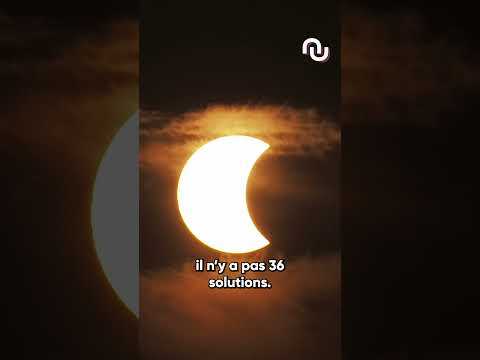 COMMENT VOIR L'ÉCLIPSE SOLAIRE ? #shorts