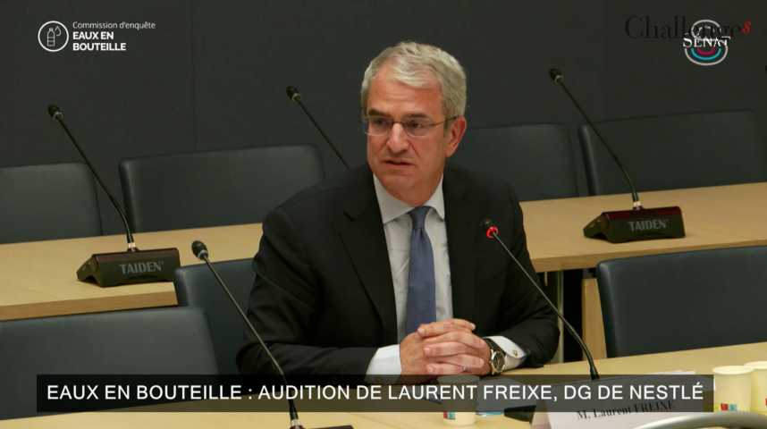 Eaux en bouteille : les sénateurs confrontent le DG de Nestlé sur l’absence de réponse de son groupe