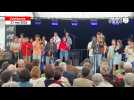 VIDÉO. Les collégiens de Coutances montent sur la scène de Jazz sous les pommiers avec Marion Rampal