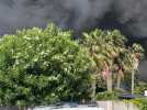 Un spectaculaire incendie d'habitations de loisirs au Cap d'Agde