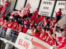La tribune des supporters de l'Elan