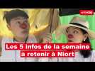 VIDÉO. Les cinq infos à retenir de la semaine écoulée à Niort