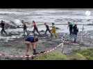 VIDÉO. Dans cette commune bretonne, ils ont « surfé » sur la vase, en sabots