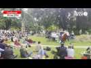 VIDÉO. À Jazz sous les pommiers, on profite du jour férié au jardin des plantes