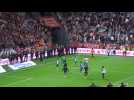 Stade de Reims - FC Metz : la joie des Grenats au coup de sifflet final