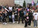 A Noyon, manif de soutien à la famille Touhami
