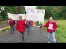 à Berrien, une centaine de manifestants crient leur opposition aux projets éoliens