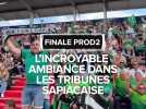 Finale ProD2 Montauban-Grenoble : l'incroyable ambiance des supporters sapiacais dans les tribunes d'Ernest-Wallon