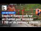Aix-en-Issart : Enedis et Ramery unis sur un chantier pour raccorder 1 700 m² de panneaux solaires