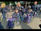 VIDÉO. 81e anniversaire du D-Day : 22 vétérans américains accueillis en héros dans un lycée de Caen