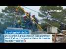 Sécurité civile : opération coopération pour l'aide d'urgence dans le bassin méditerranéen