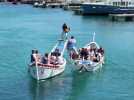 Spectacles de joutes, de rameurs et compétition de rames à fête des pêcheurs à Ajaccio