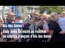 Dany Boon en visite au Festival du cinéma français d'Aix-les-Bains !