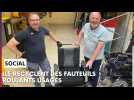 Fauteuils roulants, lits médicalisés, déambulateurs : DM Recyl'08 recycle votre matériel médical